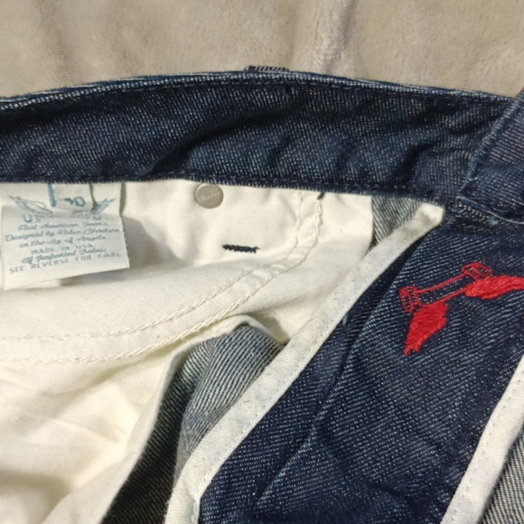 COPY - Robin's Jean distress with sequin stars July 4th  stars, red, white, blu… - Picture 15 of 16